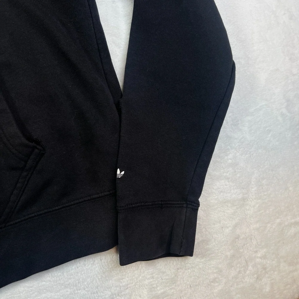 Adidas Originals Always Fresh Alway Original Black Hoodie Men's Small Distressed